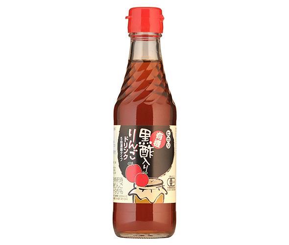 送料無料 光食品 有機黒酢入り りんごドリンク 250ml瓶×12本入 北海道・沖縄・離島は別途送料が必要。