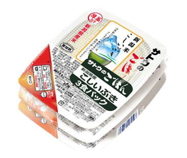 サトウ食品 サトウのごはん 新潟県産こしいぶき 3食パック 200g×3食×12個入×(2ケース)｜ 送料無料 新潟県産 さとうのごはん レトルト サトウのご飯 米 こしいぶき