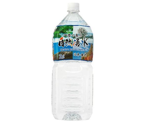 ミツウロコ 四季の恵み 自然湧水 岐阜・養老 2Lペットボトル×6本入×(2ケース)｜ 送料無料 ミネラルウォーター 水 鉱水 軟水 PETのサムネイル