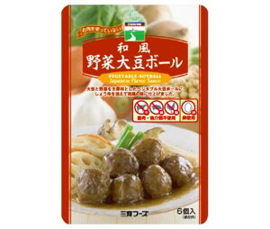 三育フーズ 和風野菜大豆ボール 100g×15袋入｜ 送料無料 一般食品 大豆ミートボール 惣菜