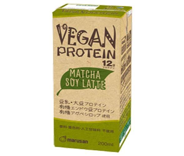 ޥ륵󥢥 VEGAN PROTEIN MATCHA SOY LATTE 200mlѥå24 ̵  ץƥ   ٥ꥢ