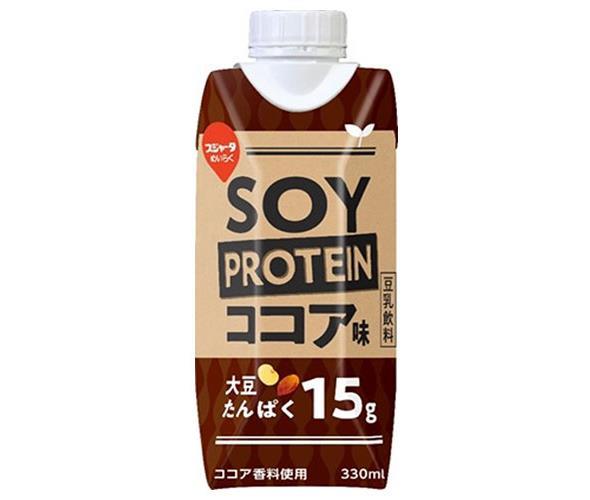 スジャータ SOYPROTEIN(ソイプロテイン) ココア味 330ml紙パック×12本入×(2ケース)｜ 送料無料 豆乳 ココア プロテイン