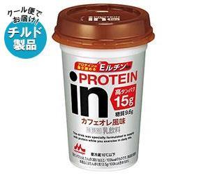 送料無料【2ケースセット】【チルド(冷蔵)商品】森永乳業 in PROTEIN(インプロテイン) カフェオレ風味 240ml×10本入×(2ケース) ※北海道・沖縄は別途送料が必要。