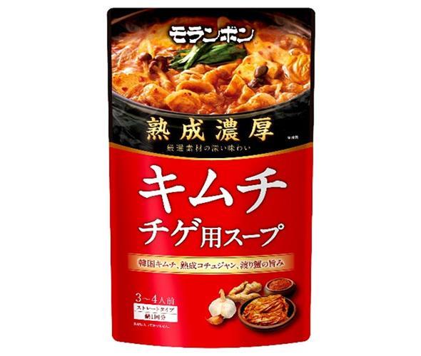 モランボン 熟成濃厚 キムチチゲ用スープ 750g×10袋入｜ 送料無料 調味料 カレー やさい 中辛 ストレート