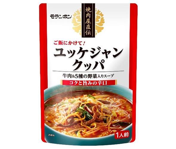 モランボン 焼肉屋直伝 ユッケジャンクッパ 350g×6袋入｜ 送料無料 調味料 韓国料理 辛口 雑炊