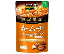 モランボン 熟成濃厚 キムチチゲ用スープ マイルド 750g×10袋入×(2ケース)｜ 送料無料 調味料 一般食品 鍋スープ ストレート キムチチゲ キムチ マイル