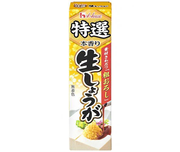 ハウス食品 特選生しょうが 40g×10本入×(2ケース)｜ 送料無料 しょうが チューブ 生姜 ショウガ おろししょうが