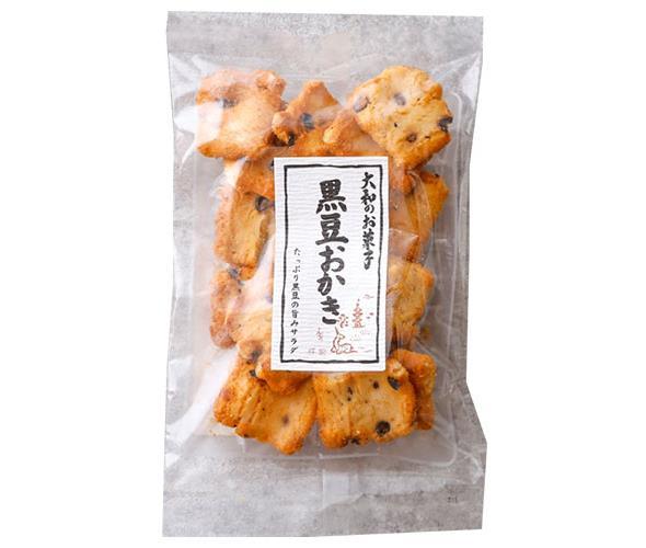 【送料無料・メーカー/問屋直送品・代引不可】奈良祥樂 大和のお菓子 黒豆おかき 80g×12袋入｜お菓子 焼き菓子 あられ せんべい おかき