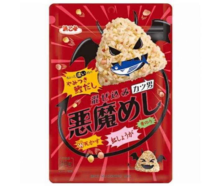 浜乙女 混ぜ込み悪魔めし やみつき鰹だし 20g×10袋入｜ 送料無料 混ぜご飯 混ぜご飯の素 天かす 鯛 出汁 調味料のサムネイル