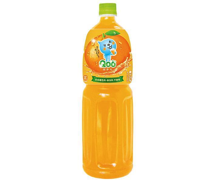 コカコーラ ミニッツメイド Qoo(クー) みかん 1.5Lペットボトル×6本入｜ 送料無料 オレンジジュース みかんジュース みかん ミカン 果汁