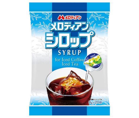 JANコード:4902390195037 原材料 果糖ぶどう糖液糖 栄養成分 (1個(9g)あたり)エネルギー25kcal、たんぱく質0g、脂質0g、炭水化物6.2g、ナトリウム0mg 内容 カテゴリ：嗜好品、シロップサイズ：165以下(g,ml) 賞味期間 (メーカー製造日より)1年 名称 シロップ 保存方法 常温を超えない温度で保存してください。 備考 製造者:メロディアン株式会社大阪府八尾市旭ヶ丘1丁目33 ※当店で取り扱いの商品は様々な用途でご利用いただけます。 御歳暮 御中元 お正月 御年賀 母の日 父の日 残暑御見舞 暑中御見舞 寒中御見舞 陣中御見舞 敬老の日 快気祝い 志 進物 内祝 %D御祝 結婚式 引き出物 出産御祝 新築御祝 開店御祝 贈答品 贈物 粗品 新年会 忘年会 二次会 展示会 文化祭 夏祭り 祭り 婦人会 %Dこども会 イベント 記念品 景品 御礼 御見舞 御供え クリスマス バレンタインデー ホワイトデー お花見 ひな祭り こどもの日 %Dギフト プレゼント 新生活 運動会 スポーツ マラソン 受験 パーティー バースデー 類似商品はこちらメロディアン メロディアンシロップ20P 9g7,592円メロディアン アラカフェ キャラメル ×20袋7,268円メロディアン アラカフェ キャラメル ×20袋13,770円メロディアン ミックスジューシーの素 20g×5,670円メロディアン ミックスジューシーの素 20g×10,573円メロディアン メロディアン・ミニ ×20袋入｜2,883円メロディアン メロディアン・ミニ ×20袋入｜4,244円UCC シロップ 9g×20個×20袋入｜ 送3,963円メロディアン 自分で作れるスポーツドリンク ×3,877円新着商品はこちら2024/5/17桃屋 梅ごのみ スティック 64g×6個入｜ 2,445円2024/5/17桃屋 フライドにんにく バター味 40g瓶×62,801円2024/5/17桃屋 フライドにんにく こしょう味 40g瓶×2,801円ショップトップ&nbsp;&gt;&nbsp;カテゴリトップ&nbsp;&gt;&nbsp;嗜好品&nbsp;&gt;&nbsp;シロップショップトップ&nbsp;&gt;&nbsp;カテゴリトップ&nbsp;&gt;&nbsp;嗜好品&nbsp;&gt;&nbsp;シロップ2024/05/17 更新 類似商品はこちらメロディアン メロディアンシロップ20P 9g7,592円メロディアン アラカフェ キャラメル ×20袋7,268円メロディアン アラカフェ キャラメル ×20袋13,770円新着商品はこちら2024/5/17桃屋 梅ごのみ スティック 64g×6個入｜ 2,445円2024/5/17桃屋 フライドにんにく バター味 40g瓶×62,801円2024/5/17桃屋 フライドにんにく こしょう味 40g瓶×2,801円