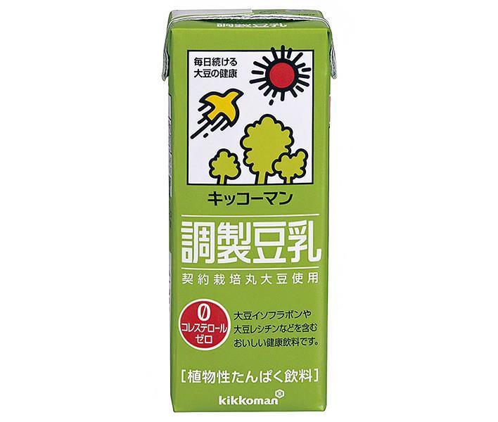 キッコーマン 調製豆乳 200ml紙パック×18本入｜ 送料無料 豆乳 キッコーマン 調整 200ml 紙パック