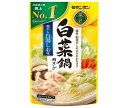 モランボン 白菜鍋用スープ 鶏がら白湯しお味 750g×10袋入×(2ケース)| 送料無料 調味料 ストレート 鍋スープ 塩 しお ハクサイ