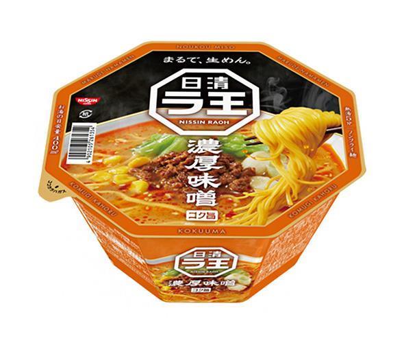 日清食品 日清 ラ王 濃厚味噌 118g×12個入｜ 送料無料 カップ麺 みそラーメン インスタント 即席のサムネイル