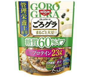 日清シスコ ごろグラ 糖質60%オフ まるごと大豆 300g×6袋入｜ 送料無料 グラノーラ シリアル 糖質オフ 朝食