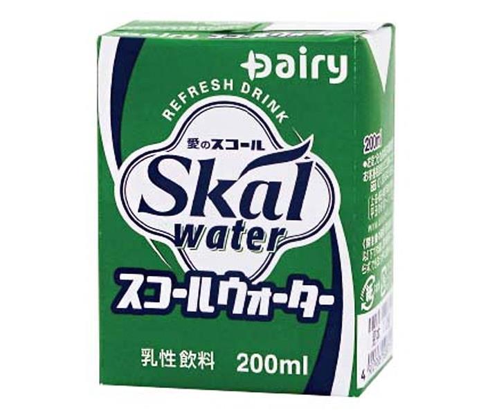 南日本酪農協同 スコールウォーター 200ml紙パック×24本入×(2ケース)｜ 送料無料 スコール 乳性 紙パッ..