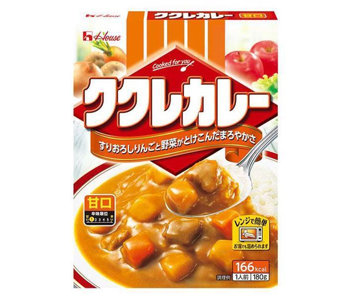 ハウス食品 ククレカレー 甘口 180g×30個入｜ 送料無料 一般食品 レトルト食品 カレー