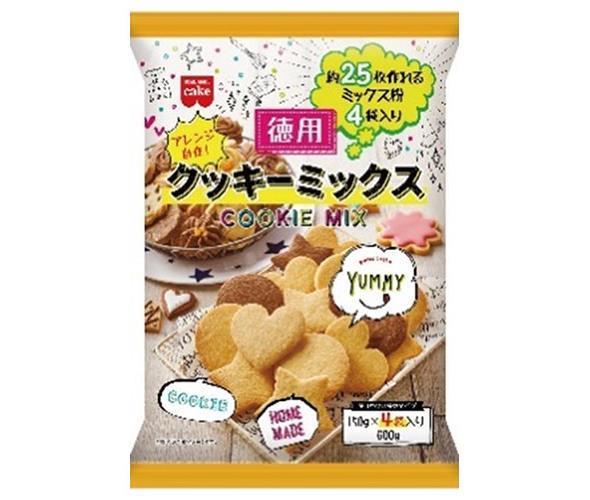 共立食品 徳用 クッキーミックス 600g(150g×4袋)×6袋入｜ 送料無料 一般食品 袋 製菓材料 菓子材料 ク..