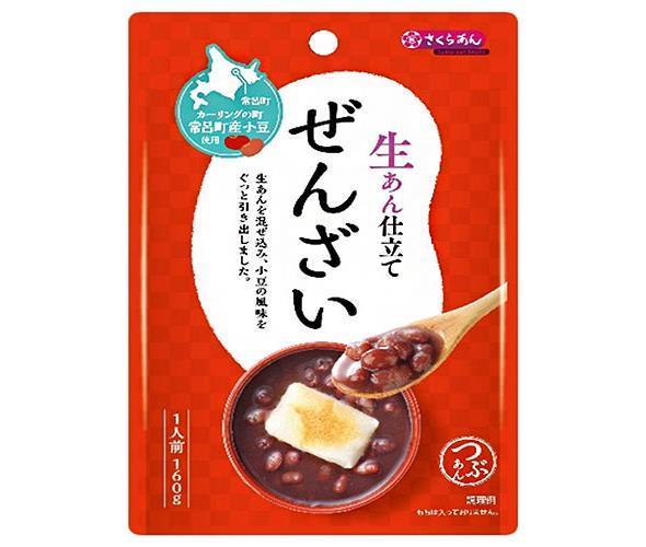 ぜんざい 谷尾食糧工業 さくらあん 生あん仕立てぜんざい 160g×12袋入｜ 送料無料 お菓子 和菓子 ぜんざい