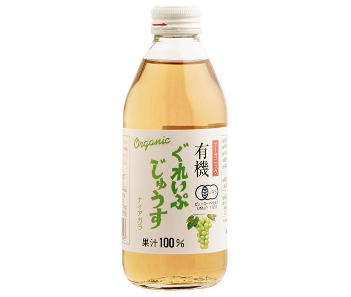 アルプス オーガニック 有機ぐれいぷじゅうす ナイアガラ 250ml瓶×24本入｜ 送料無料 ぶどうジュース ブドウ 葡萄 100%ジュース ぶどうのサムネイル