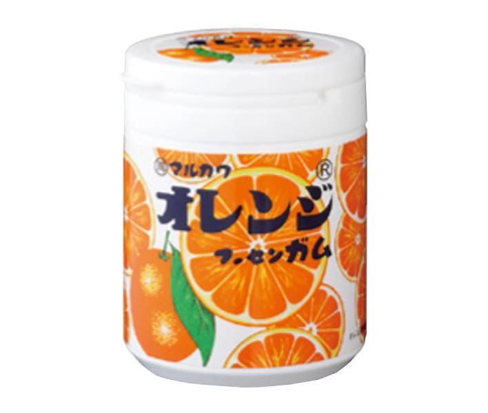 丸川製菓 オレンジマーブルガムボトル 130g×6個入×(2ケース)｜ 送料無料 お菓子 ガム 駄菓子