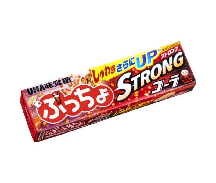 UHA味覚糖 ぷっちょスティック ストロングコーラ 10粒×10個入｜ 送料無料 お菓子 ソフトキャンディ コーラ