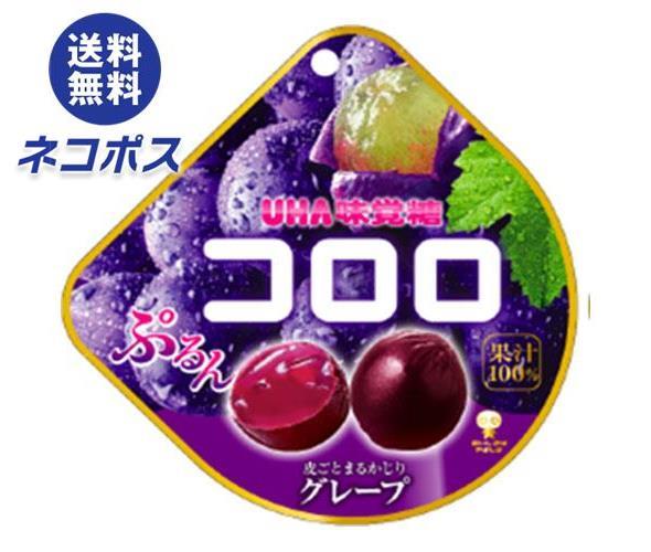 【全国送料無料】【ネコポス】UHA味覚糖 コロロ グレープ 48g×6袋入｜ お菓子 袋 グミ 葡萄 ブドウのサムネイル