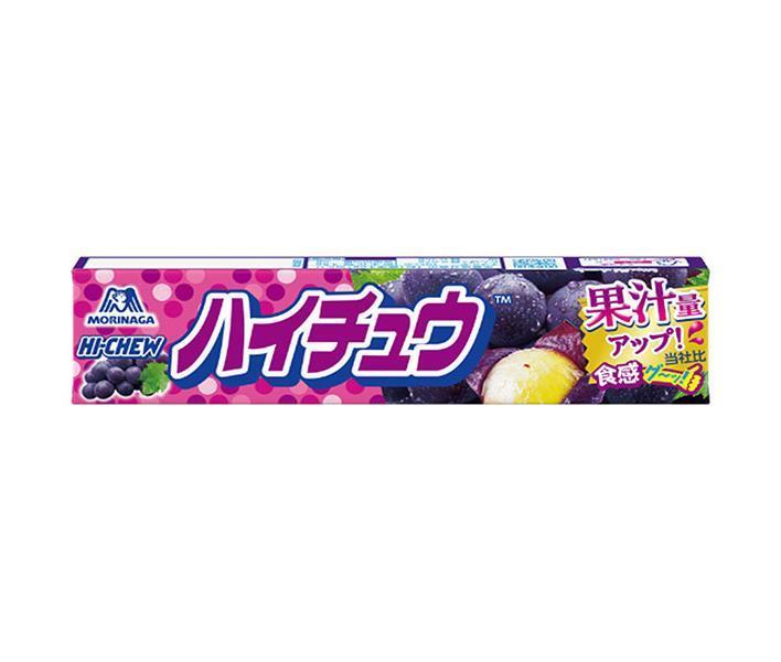 森永製菓 ハイチュウ グレープ 12粒×12個入×(2ケース)｜ 送料無料 お菓子 飴・キャンディー ソフトキャンディ 葡萄 ぶどうのサムネイル