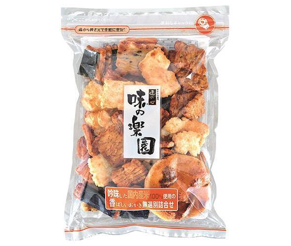 【送料無料・メーカー/問屋直送品・代引不可】丸彦製菓 味の楽園 230g×10袋入｜ お菓子 おつまみ・せんべい 袋 おかき