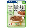 アサヒ食品グループ和光堂 バランス献立 なめらかおかず 牛肉と野菜のビーフシチュー 75g×24袋入| 送料無料 レトルト食品 ケアフード 介護食