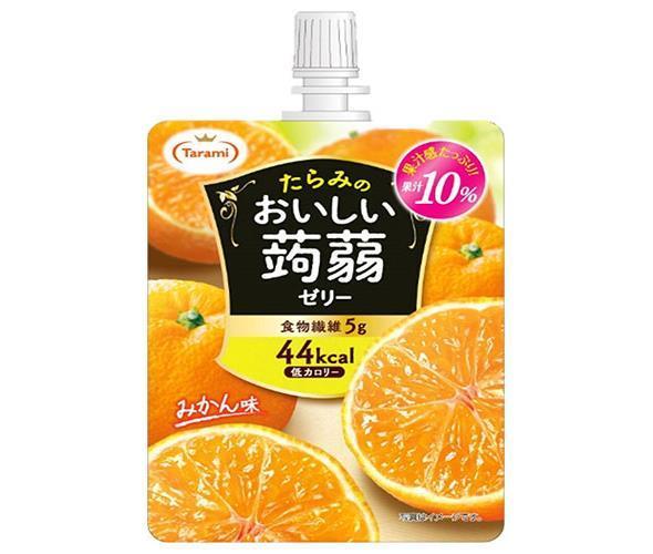 たらみ おいしい蒟蒻ゼリー みかん味 150gパウチ×30本入｜ 送料無料 ゼリー飲料 こんにゃく みかん パ..