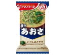 アマノフーズ フリーズドライ いつものおみそ汁 あおさ 10食×6箱入×(2ケース)| 送料無料 一般食品 インスタント食品 味噌汁