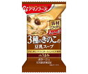 アマノフーズ フリーズドライ Theうまみ 3種のきのこの豆乳スープ 10食×6箱入| 送料無料 一般食品 インスタント食品 スープ 即席