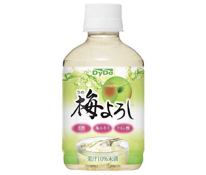 ダイドー 梅よろし 280mlペットボトル×24本入｜ 送料無料 梅 うめ ウメ ジュース クエン酸 黒酢 果汁