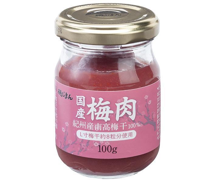 磯じまん 国産梅肉 100g瓶×12(6×2)個入×(2ケース)｜ 送料無料 一般食品 瓶 ごはんのおとも 梅肉の裏ご..