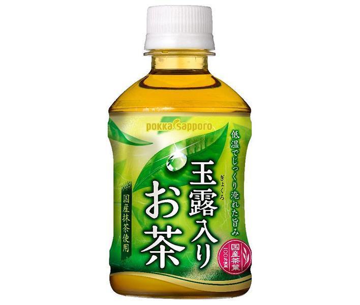 ポッカサッポロ 玉露入りお茶 275mlペットボトル×24本入｜ 送料無料 茶飲料 緑茶 PET