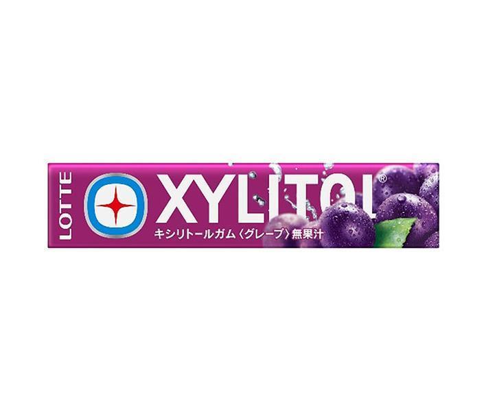 ロッテ キシリトールガム グレープ 14粒×20個入×(2ケース)｜ 送料無料 お菓子 XYLITOL ガム ぶどう 葡..