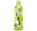 サンガリア 一休茶屋 あなたの抹茶入り玄米茶 500mlペットボトル 24本入｜ 送料無料 お茶 ペットボトル 抹茶 玄米 茶