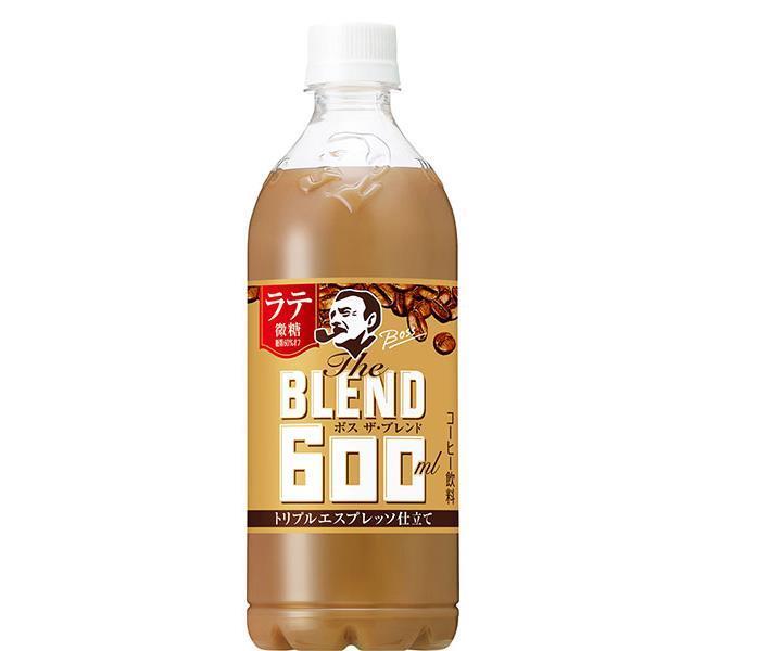 サントリー ボス The BLEND(ザ・ブレンド) ラテ微糖 600mlペットボトル×24本入×(2ケース)｜ 送料無料 ラテ 微糖 BOSS ブレンド 1