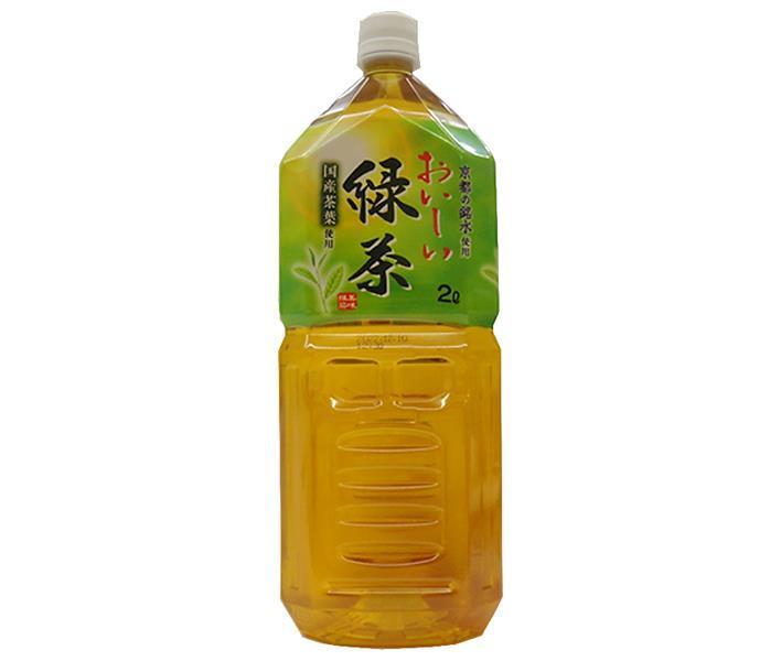 MRI 京都の銘水使用 おいしい緑茶 2Lペットボトル×6本入×(2ケース)｜ 送料無料 茶飲料 緑茶 PET