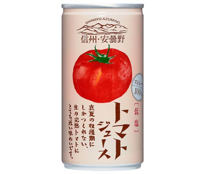 ゴールドパック 信州・安曇野 トマトジュース(低塩) 190g缶×30本入×(2ケース)｜ 送料無料 トマトジュー..