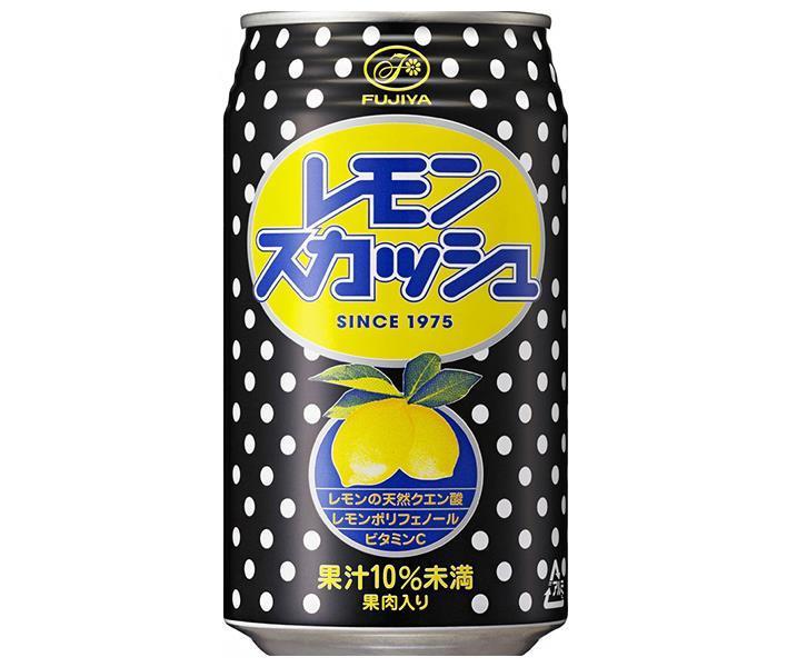 不二家 レモンスカッシュ 350ml缶×24本入×(2ケース)｜ 送料無料 炭酸 レモン 炭酸飲料 フルーツ ふじや..