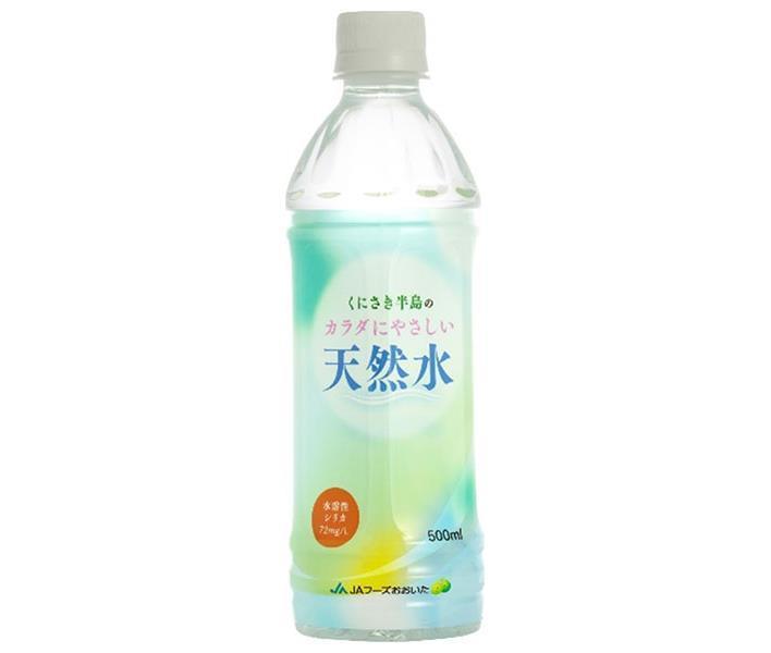 JAフーズ大分 くにさき半島のカラダにやさしい天然水 500mlペットポトル×24本入×(2ケース)｜ 送料無料 水 ウォーター PET ペットボトル..