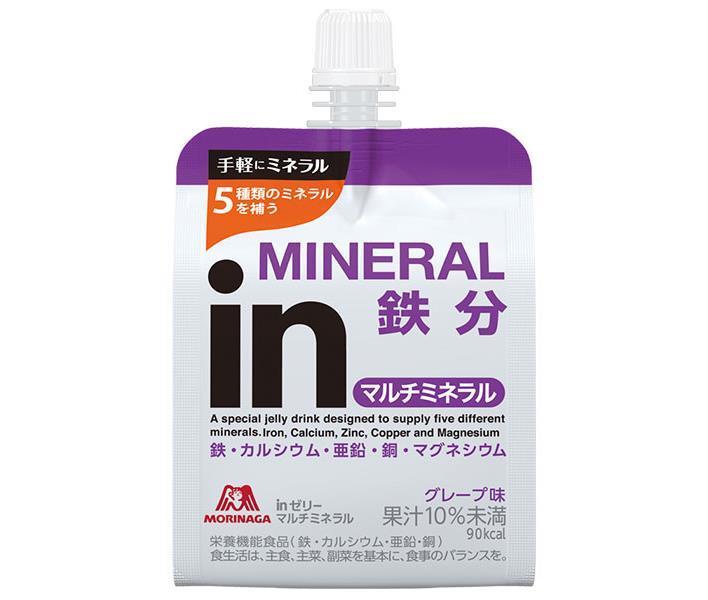 森永製菓 inゼリー マルチミネラル 180gパウチ×36本入｜ 送料無料 ゼリー飲料 ウイダー ゼリー 栄養