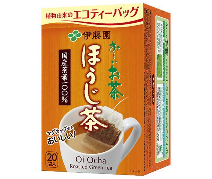 伊藤園 お〜いお茶 エコティーバッグ ほうじ茶 20袋入×10袋入×(2ケース)｜ 送料無料 ほうじ茶 ティーバッグ エコ