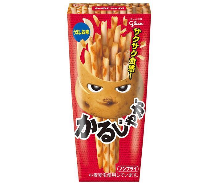 グリコ かるじゃが うましお味 41g×10個入×(2ケース)｜ 送料無料 お菓子 おやつ スナック菓子 塩のサムネイル