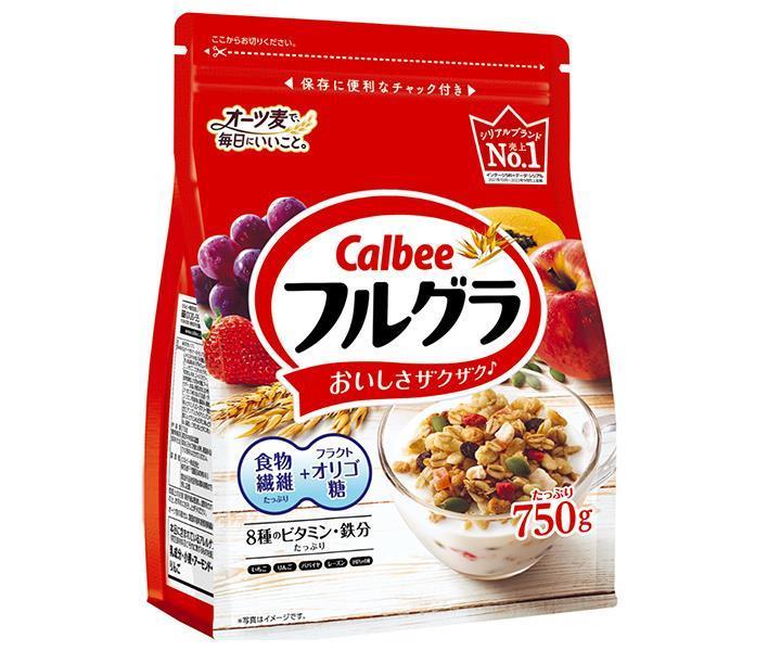 カルビー フルグラ 750g 6袋入 2ケース ｜ 送料無料 一般食品 フルーツグラノーラ