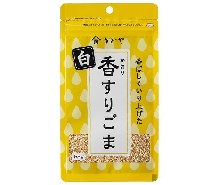 かどや製油 香すりごま 白 55g×10袋入｜ 送料無料 一般食品 調味料 白胡麻 ゴマのサムネイル