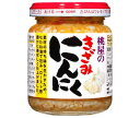 桃屋 きざみにんにく 125g瓶×12本入×(2ケース)| 送料無料 調味料 トッピング 香ばしさ にんにく