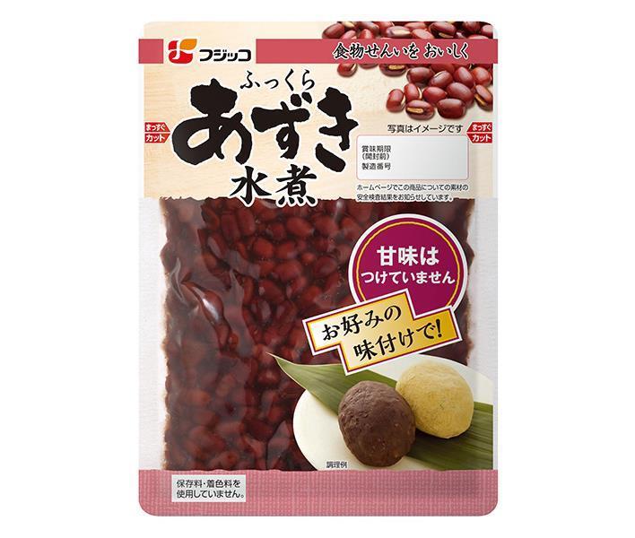 フジッコ ふっくらあずき水煮 200g×10袋入｜ 送料無料 一般食品 まめ 小豆